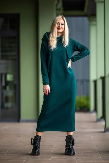 Robe Sweat Élégante à Capuche