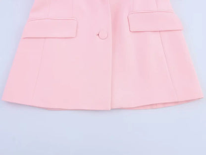 Ensemble Été Rose Plumes