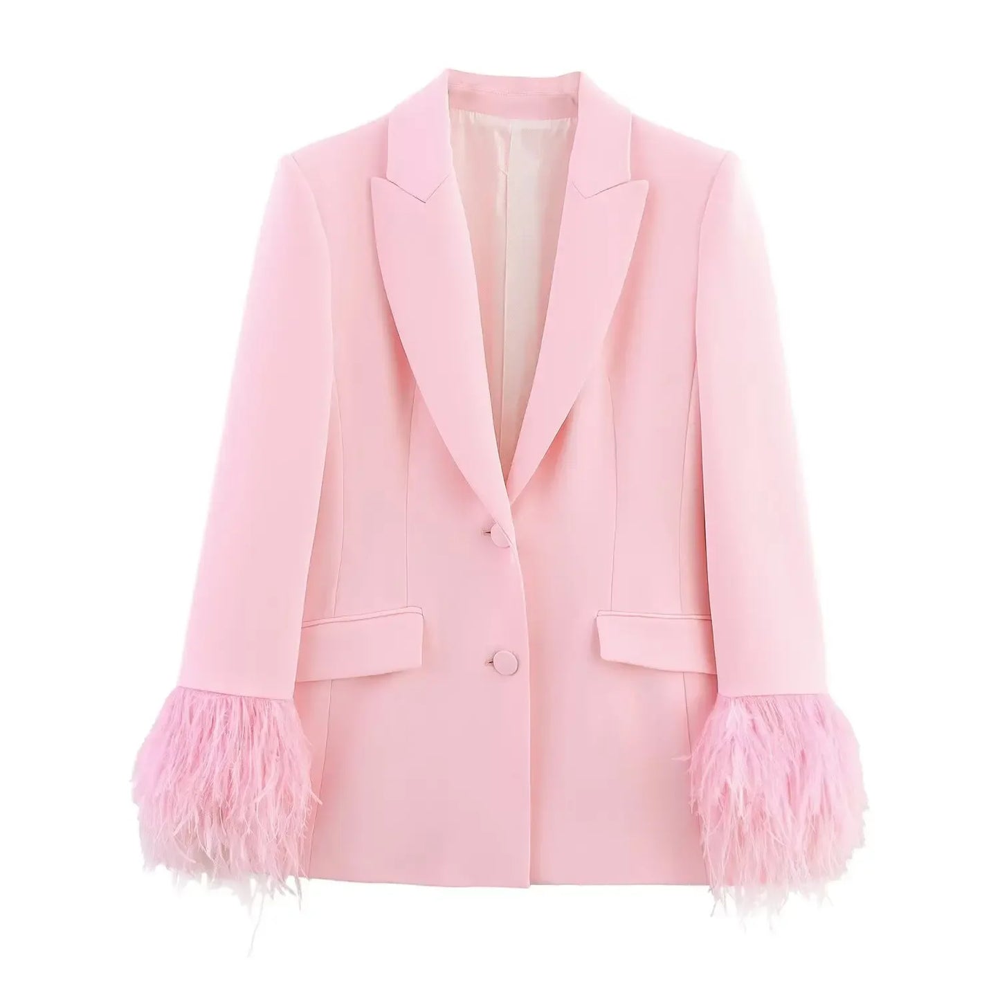 Ensemble Été Rose Plumes