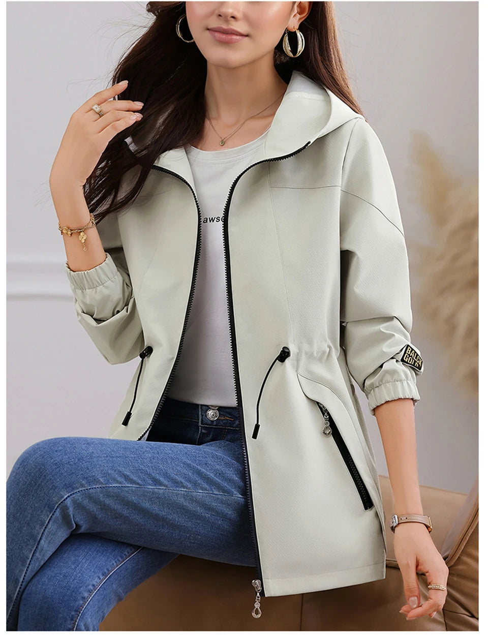 Veste Imperméable Chic