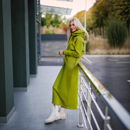 Robe Sweat Élégante à Capuche