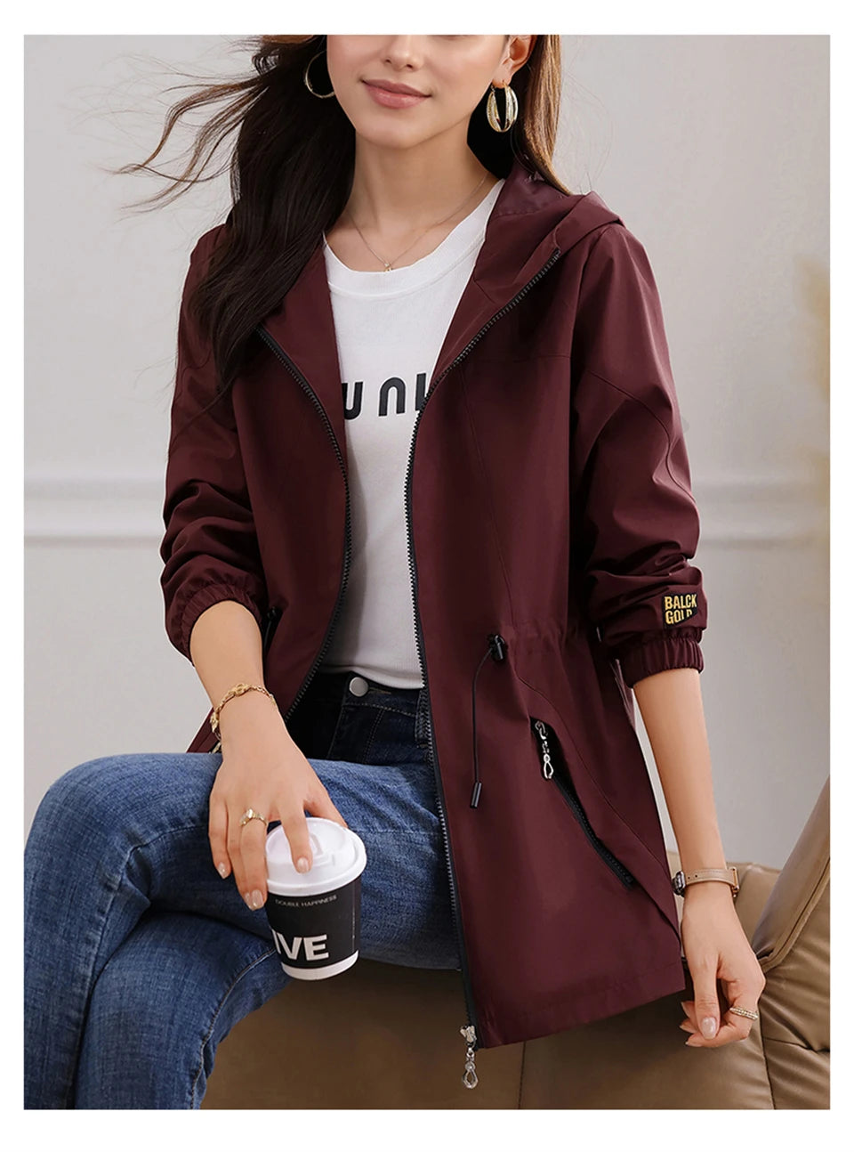 Veste Imperméable Chic