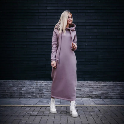 Robe Sweat Élégante à Capuche