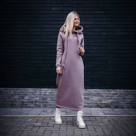 Robe Sweat Élégante à Capuche