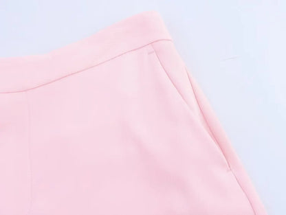 Ensemble Été Rose Plumes