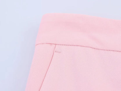 Ensemble Été Rose Plumes